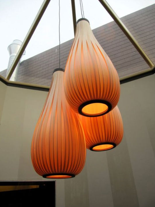 Kiểu đèn này phù hợp trong không nhà hàng hoặc phòng ăn