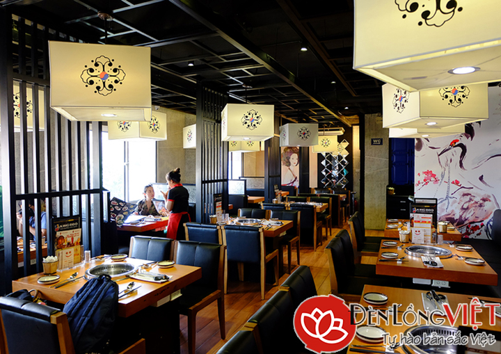Các mẫu đèn trần trang trí nhà hàng theo phong cách Hàn 